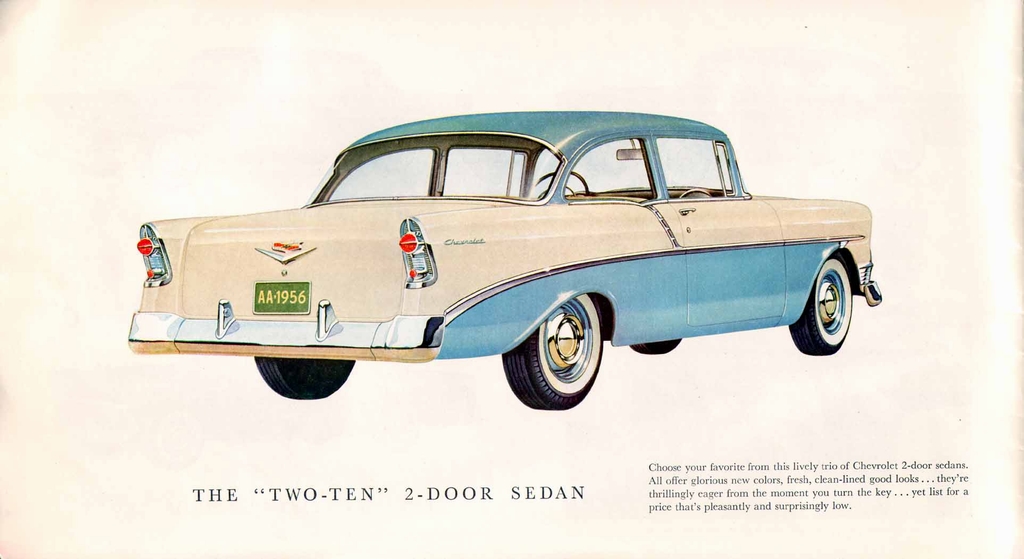 1956 Chevrolet Prestige Brochure Page 2